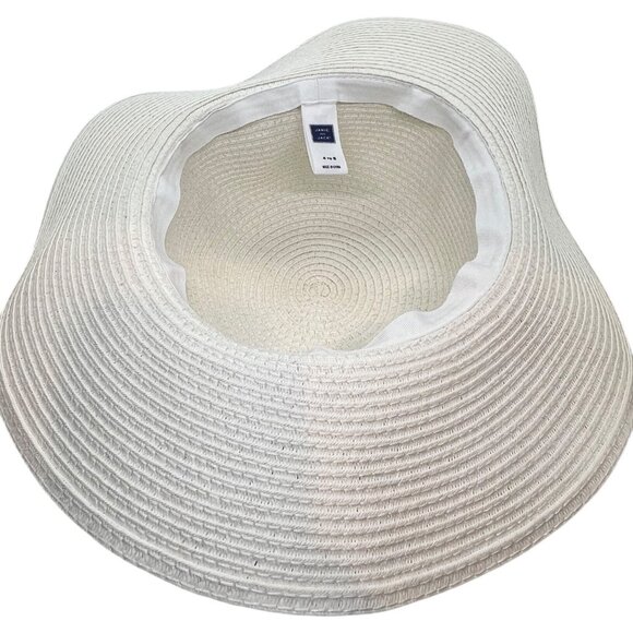 Janie and Jack Midssummer Getaway Kids Straw Sun Hat With Pink Tassels & Braided - Picture 4 of 6